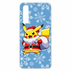 Чохол для Huawei P30 Santa Claus Pikachu - PrintSalon