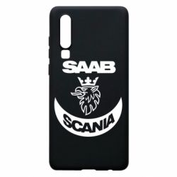 Чехол для Huawei P30 Scania SAAB logo - PrintSalon