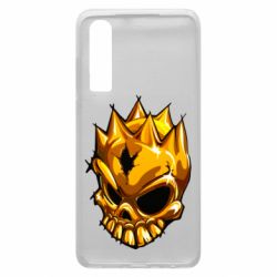 Чехол для Huawei P30 Standoff - Gold Skull