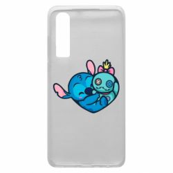 Чехол для Huawei P30 Стич с куклой - PrintSalon