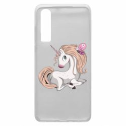 Чехол для Huawei P30 Unicorn with bow tie - PrintSalon
