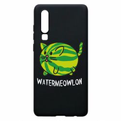 Чехол для Huawei P30 Watermeowloon - PrintSalon