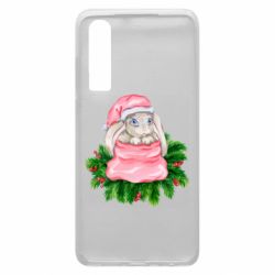 Чехол для Huawei P30 Заяц Новогодний - PrintSalon