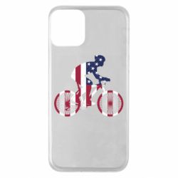 Чехол для iPhone 11 American cyclist - PrintSalon