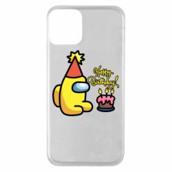 Чохол для iPhone 11 Among Us Happy Birthday - PrintSalon