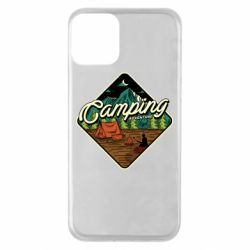 Чехол для iPhone 11 Camping and forest - PrintSalon
