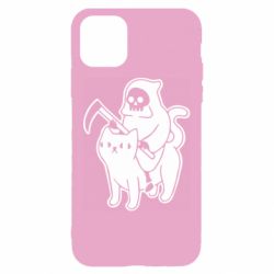 Чохол для iPhone 11 Death and cat - PrintSalon