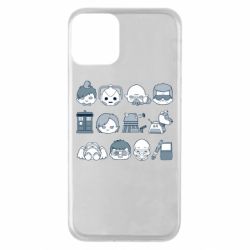 Чехол для iPhone 11 Doctor who icons - PrintSalon