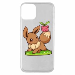 Чохол для iPhone 11 Eevee with Hoppip - PrintSalon