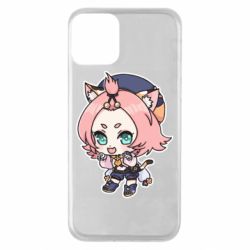 Чехол для iPhone 11 Genshin Impact chibi Diona - PrintSalon