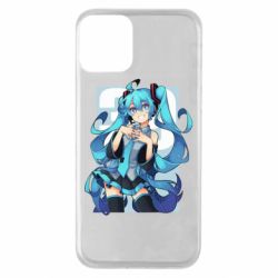 Чехол для iPhone 11 Hatsune Miku art