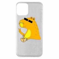 Чехол для iPhone 11 Капибара Программист - PrintSalon