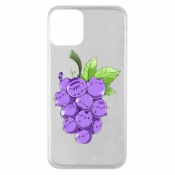 Чехол для iPhone 11 Кот-виноград - PrintSalon