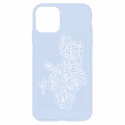 Чехол для iPhone 11 Map Ukraine - PrintSalon