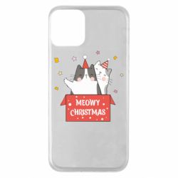 Чехол для iPhone 11 Meowy Christmas ( present box ) - PrintSalon