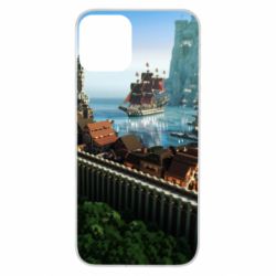 Чехол для iPhone 11 Minecraft beautiful town - PrintSalon