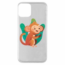 Чехол для iPhone 11 Monkey. Fuck You - PrintSalon