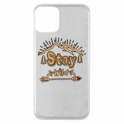 Чехол для iPhone 11 Mountains - Stay Wild - PrintSalon