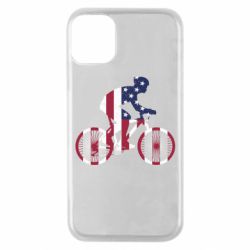 Чехол для iPhone 11 Pro American cyclist - PrintSalon