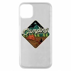 Чехол для iPhone 11 Pro Camping and forest - PrintSalon