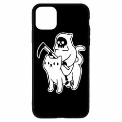 Чохол для iPhone 11 Pro Death and cat - PrintSalon