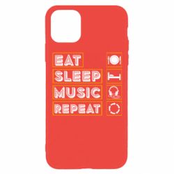 Чехол для iPhone 11 Pro Eat sleep dj repeat. - PrintSalon