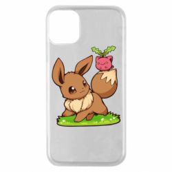 Чехол для iPhone 11 Pro Eevee with Hoppip
