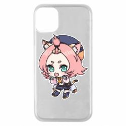 Чехол для iPhone 11 Pro Genshin Impact chibi Diona - PrintSalon