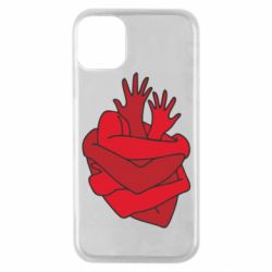Чехол для iPhone 11 Pro Heart out of hands - PrintSalon
