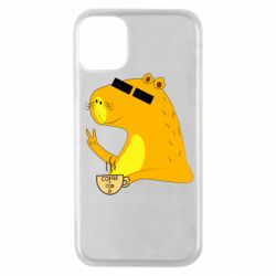 Чехол для iPhone 11 Pro Капибара Программист - PrintSalon