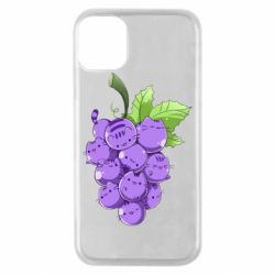 Чехол для iPhone 11 Pro Кот-виноград - PrintSalon