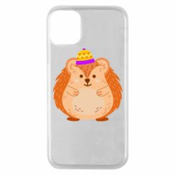 Чехол для iPhone 11 Pro Little hedgehog in a hat - PrintSalon