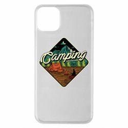 Чехол для iPhone 11 Pro Max Camping and forest - PrintSalon