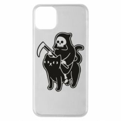 Чохол для iPhone 11 Pro Max Death and cat - PrintSalon