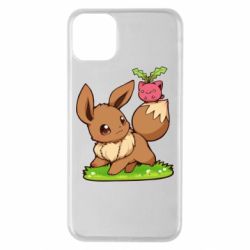 Чохол для iPhone 11 Pro Max Eevee with Hoppip - PrintSalon