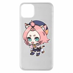 Чехол для iPhone 11 Pro Max Genshin Impact chibi Diona - PrintSalon