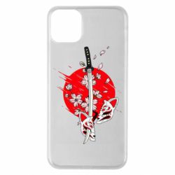 Чехол для iPhone 11 Pro Max katana in sakura