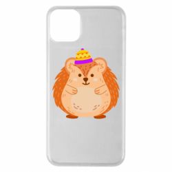 Чехол для iPhone 11 Pro Max Little hedgehog in a hat - PrintSalon