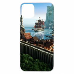 Чехол для iPhone 11 Pro Max Minecraft beautiful town - PrintSalon