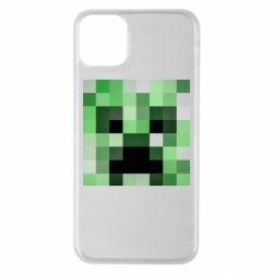 Чехол для iPhone 11 Pro Max Minecraft minimalist Creeper - PrintSalon