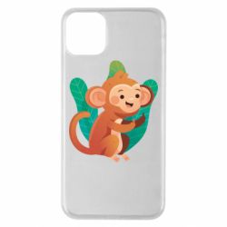 Чехол для iPhone 11 Pro Max Monkey. Fuck You - PrintSalon