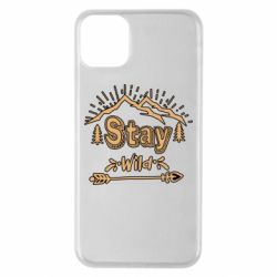 Чехол для iPhone 11 Pro Max Mountains - Stay Wild - PrintSalon