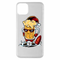Чехол для iPhone 11 Pro Max New Year's beer - PrintSalon