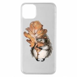 Чехол для iPhone 11 Pro Max Осенний ежик - PrintSalon