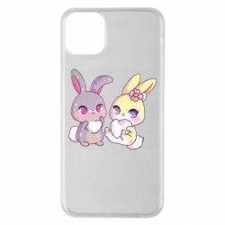 Чехол для iPhone 11 Pro Max Rabbits In Love - PrintSalon