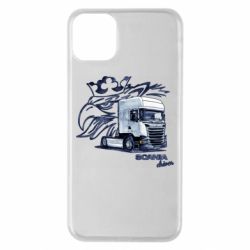 Чехол для iPhone 11 Pro Max Scania watercolor art - PrintSalon