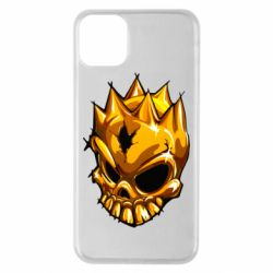Чехол для iPhone 11 Pro Max Standoff - Gold Skull - PrintSalon