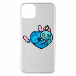 Чехол для iPhone 11 Pro Max Стич с куклой - PrintSalon