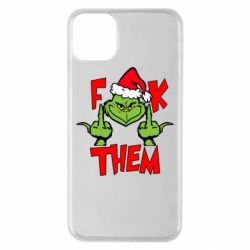 Чехол для iPhone 11 Pro Max The grinch f*ck them - PrintSalon