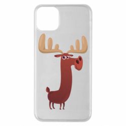 Чехол для iPhone 11 Pro Max Забавный олень - PrintSalon